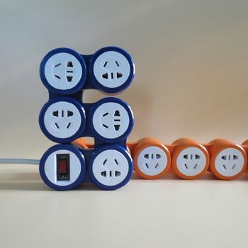 浪淘沙/工廠直銷/一件代發(fā)/創(chuàng)意個性百折變形/安全旋轉(zhuǎn)排插/插座_溫州